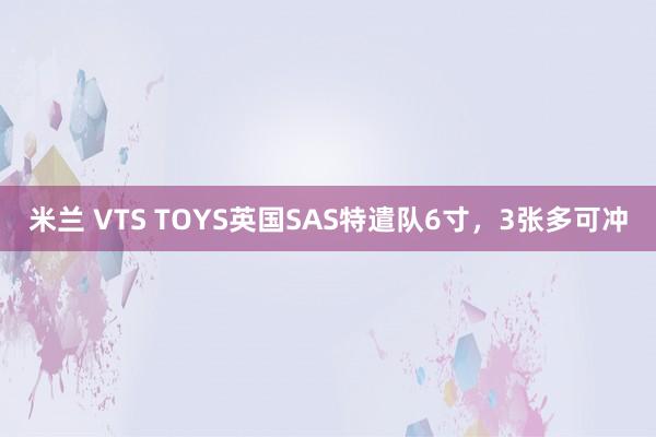 米兰 VTS TOYS英国SAS特遣队6寸，3张多可冲